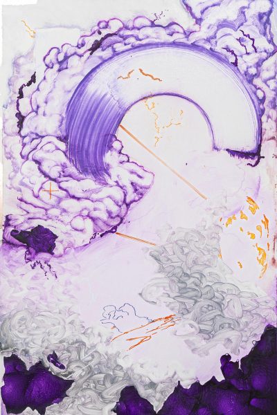 18b - Série AKM-HMR - Résidence Issoudun Huile et feutre sur tableau blanc effaçable 40 x 60 cm 2023 - Crédit photo ©Thomas Greffeuille